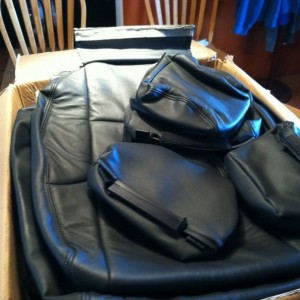 Merry Xmas to me, leather seats for my Tacoma!