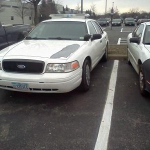 this is a carpenters car at the job im on. Can u say "impersonating a 
