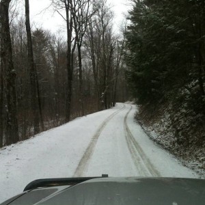 Moscow Road in Snow