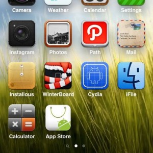 New home screen