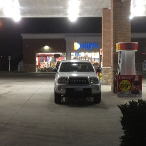 Getting more gas today, driving home from TX (to MD), this is the 4th fill 