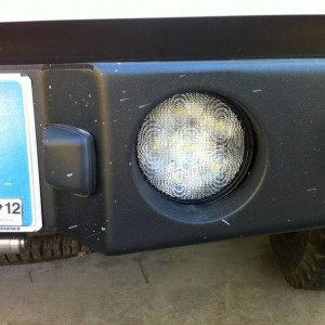 Relentless Rear Plate bumper Lights
