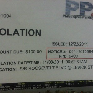 I hate the Philadelphia Parking Authority! :mad: I just got this and it is 