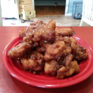 Apple fritters (not chicken fingers)