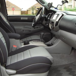 Front covered seats