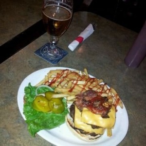 First meal in 2 days. Buzzed off half a pint This message was sent from a B