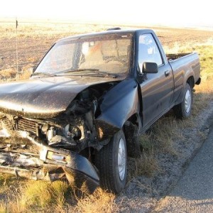 1994 toyota pickup hit herd of deer 4 kills