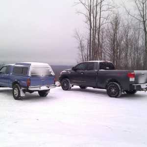 my old tacoma and brothers tundra