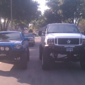 Me and my buddy were riding dirty today