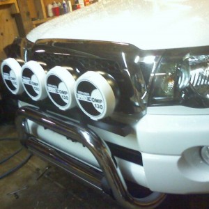 Homemade fab light bar