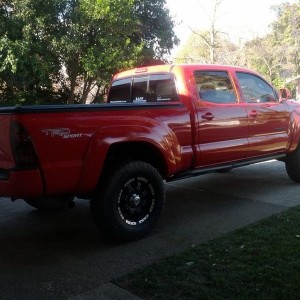 Sitting pretty in the driveway