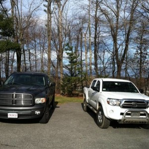 Bros truck and mine