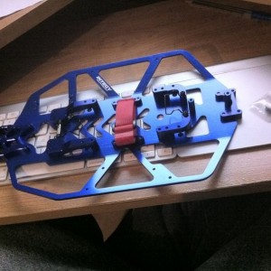 New aluminum chassis for the rc truck