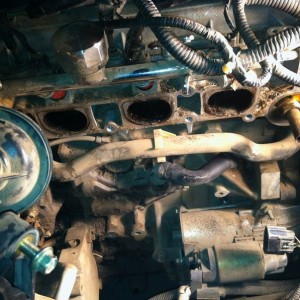 Found the cracked hose.
