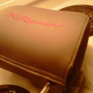 Custom Stitched "X-Runner" headrests This message was sent from a