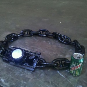 People keep snapping our locks and chains at work to our back lot.. let&#03
