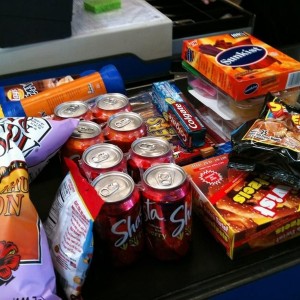 Girlfriend bought food for this weekend!