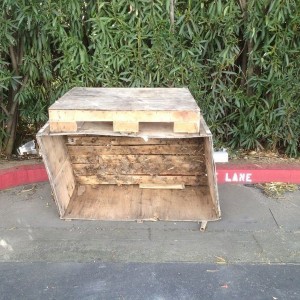 A true homeless shelter, behind my work