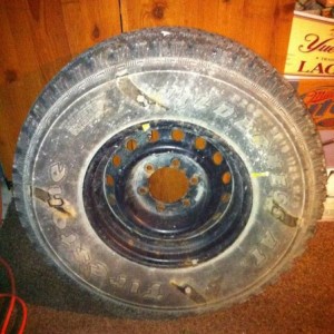 98 Tacoma 15inch Spare tire and steel rim