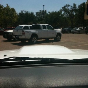 White TRD Sport Access Cab
