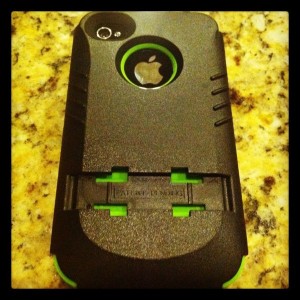My 14 year old Son's birthday gift - iPhone 4s with Trident Kraken AMS