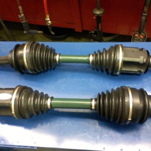New cvj axles to go in