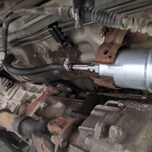 Fuel line (after repair)