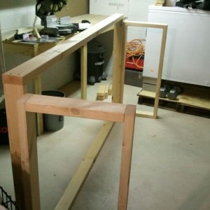 Began building a bar for my buddy's wedding present