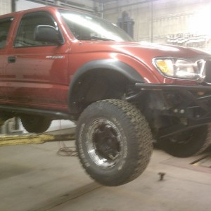 Bye bye old tires. I hope the new ones fit.