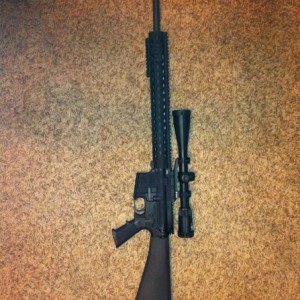 Got my nikon 4.5-14x40 mounted