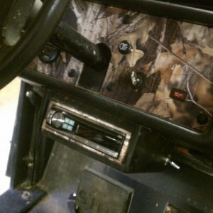 Me and Jeff camo trimmed my golf cart. Looked pretty badass,and we put a ne