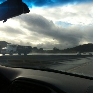 It's clearing out