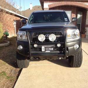 GRILLE GUARD AND LIGHTS