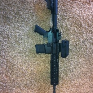 Troy trx 9" rail installed