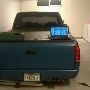 TW live on a pro street 600 hp truck. This message was powered by