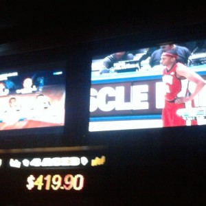 LAKERS on left RUNNING REBELS on right great night