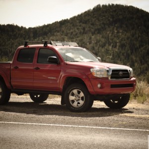 Rad red 2007 DCSB 4X4 TRD Off Road