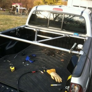 Tire carrier almost done