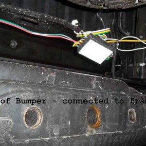 Under Vehicle - underside of Bumper
