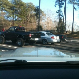 Kids truck at my sons high school. Wish I would have had a truck that cool 