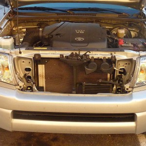 grill removed to put insert in