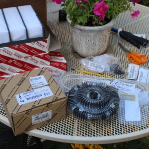 new fan clutch + others assorted