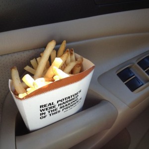 Perfect for holding fries.