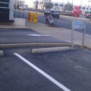 Sidewalks are for ppl with working legs...
