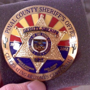 Was just issued my new "Centennial Badge" for our State's 10