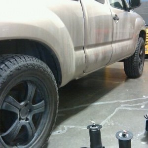 Time to fix the bro lean on my 5 lug. This message was powered by