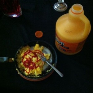 Breakfast for champions!