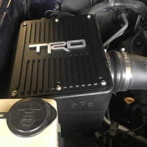 Aluminum TRD cover swap