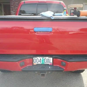 Why I hate red sometimes... right side is done... left side untouched.... I