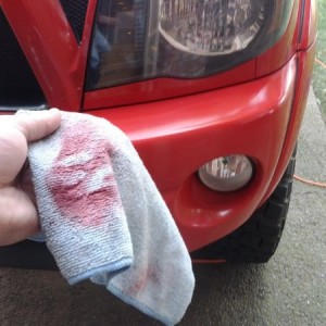 Ahhh yes another reason why I hate the red..... stupid bumper